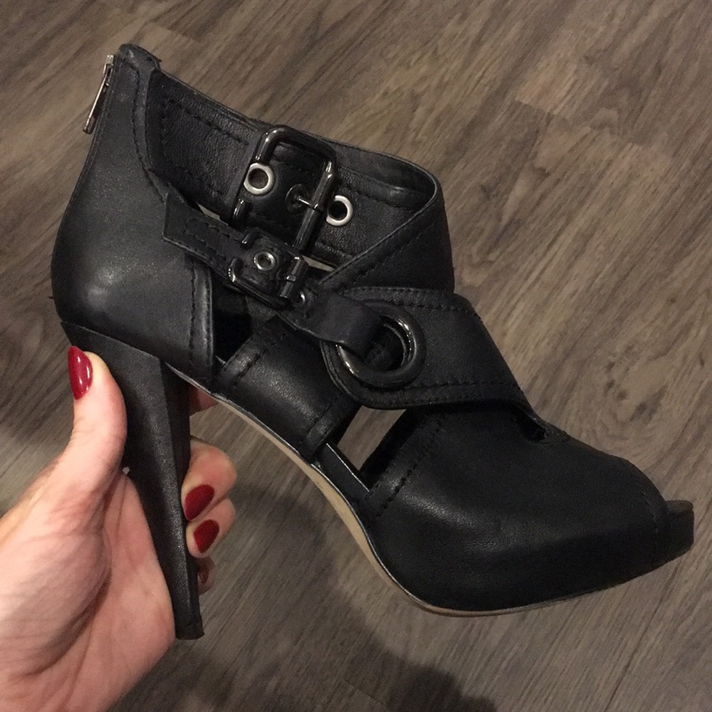 Chunky Buckle Aldo Booties - Picture 4 of 7